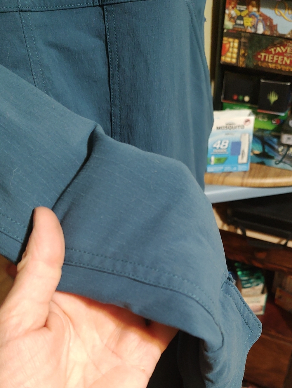 Duluth Trading Co Teal L x 35 Heirloom Gardening Bib Overalls - Picture 10 of 10